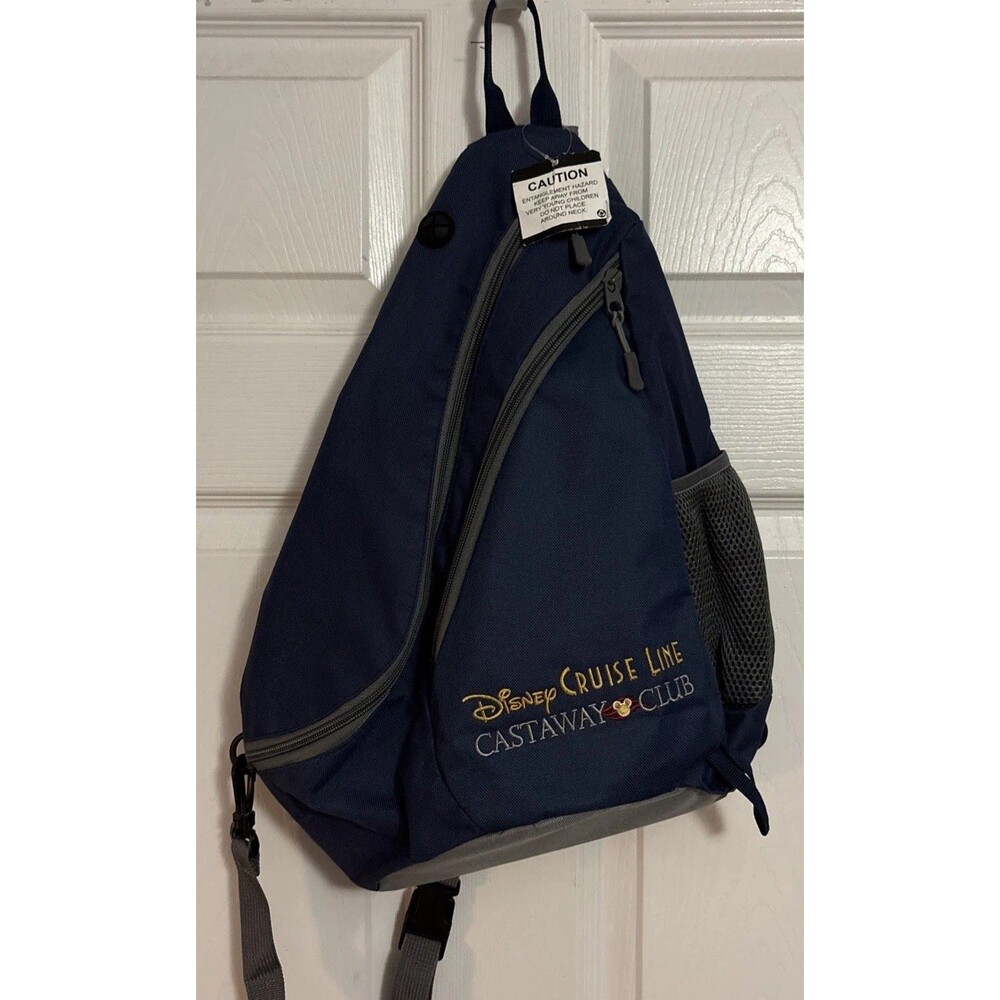 Disney Cruise Line Castaway Club Shoulder Sling Backpack Crossbody Bag 13 X 16